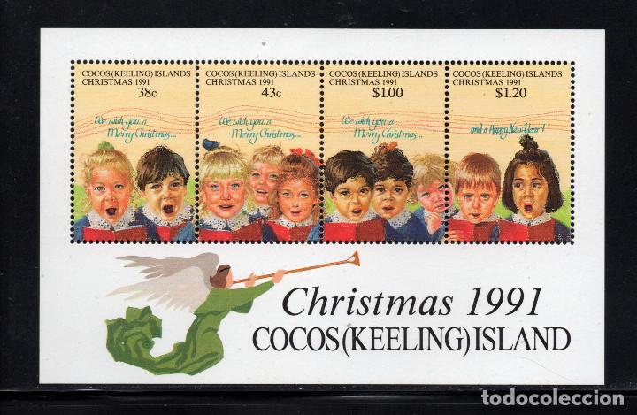 Sellos: COCOS HB 11** - A&Ntilde;O 1991 - NAVIDAD - Foto 1