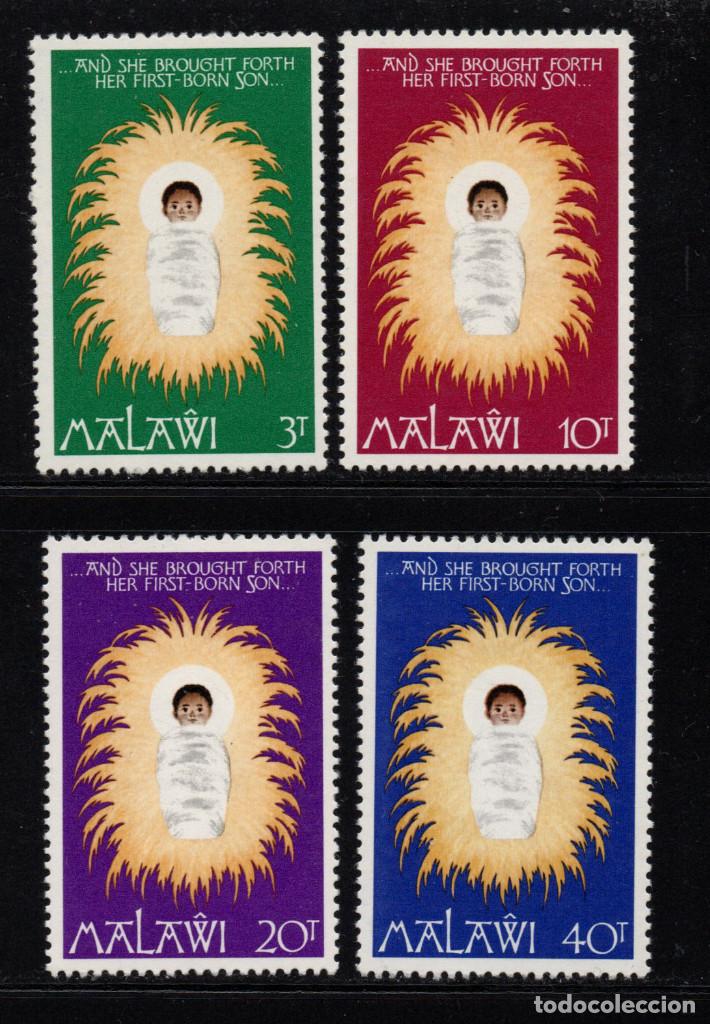Sellos: MALAWI 279/82** - A&Ntilde;O 1976 - NAVIDAD - Foto 1