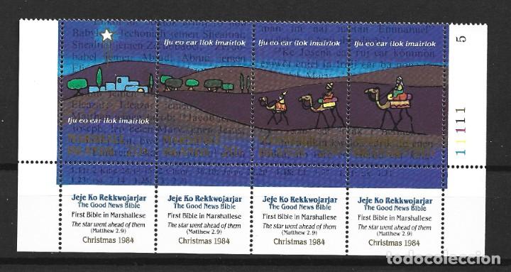 Sellos: MARSHALL 59/62** - A&Ntilde;O 1984 - NAVIDAD - Foto 1