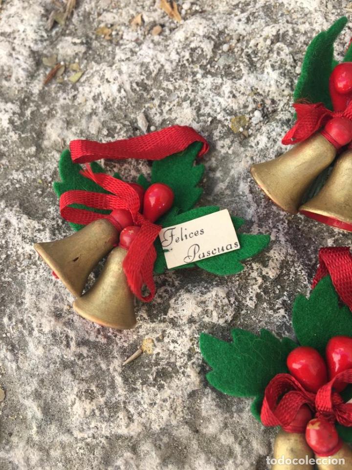 Sellos: 4 ADORNOS DE NAVIDAD VINTAGE - Foto 5