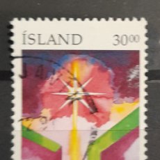 Sellos: ISLANDIA 1991 NAVIDAD SELLO USADO. Lote 307807598