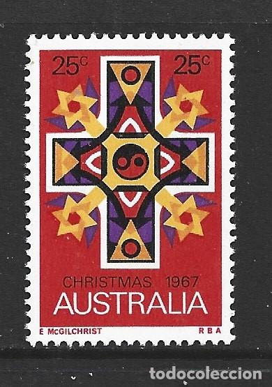 Sellos: AUSTRALIA 363** - A&Ntilde;O 1967 - NAVIDAD - Foto 1