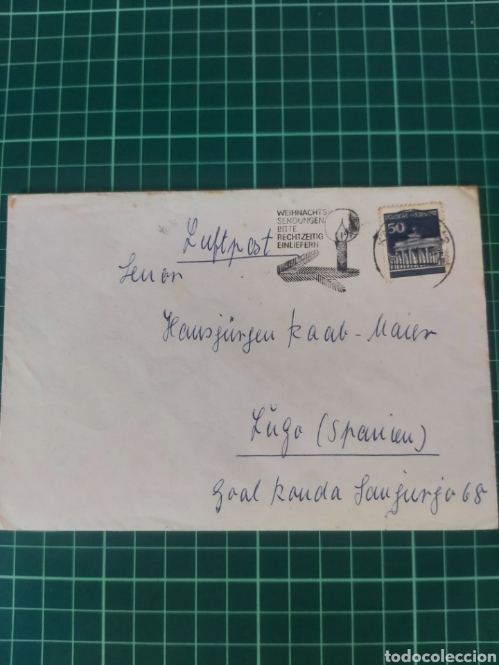 Sellos: ALEMANIA MATASELLO SPD navidad - Foto 1