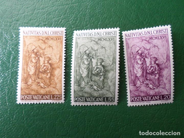 Sellos: -vaticano, 1966*, navidad, Yvert 463/65 - Foto 1