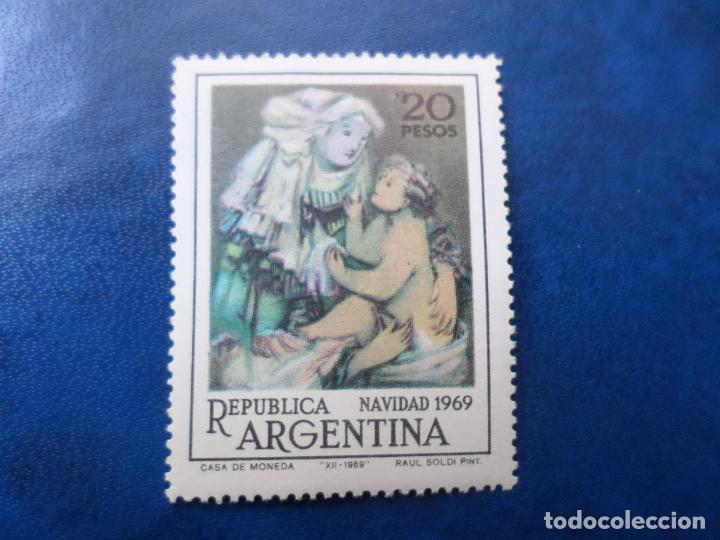 Sellos: +argentina, 1969, navidad, Yvert 861 - Foto 1