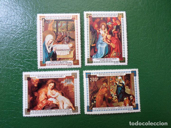 Sellos: dahomey, 1971, navidad, Yvert 149/52 - Foto 1