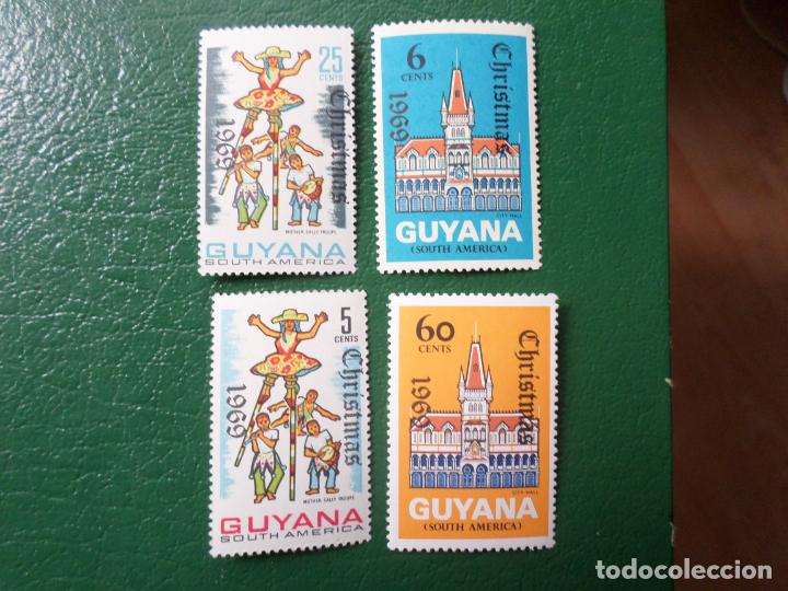 Sellos: .guyana, 1969, navidad, Yvert 345/48 - Foto 1