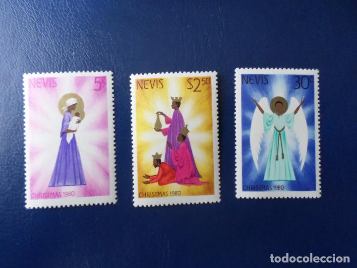 Sellos: *nevis, 1980, navidad, Yvert 48/50 - Foto 1