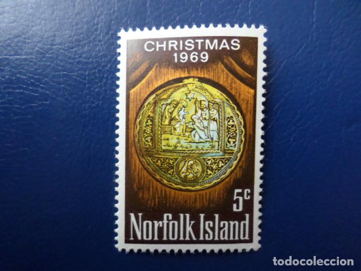 Sellos: *norfolk, 1969, navidad, Yvert 104 - Foto 1