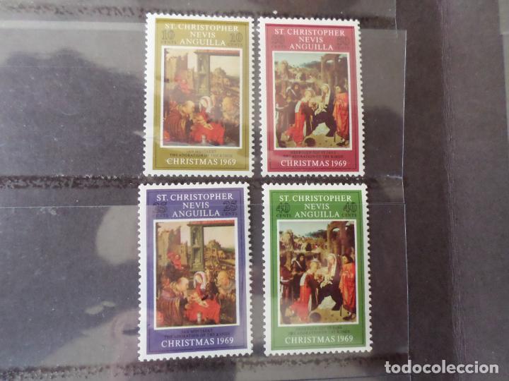 Sellos: +san christopher, 1969, navidad, Yvert 216/19 - Foto 1