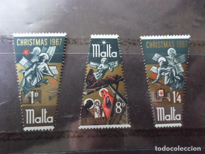 Sellos: *malta, 1967, navidad, Yvert 366/68 - Foto 1