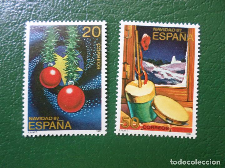 Sellos: 1987, navidad, edifil 2925/26 - Foto 1