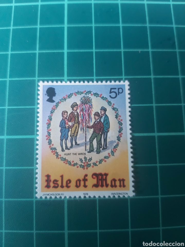 Sellos: Navidad isla Man 1978 serie completa nuevo*** - Foto 1