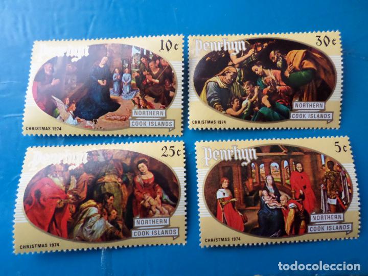 Sellos: penrhyn, 1974, navidad, Yvert 56/59 - Foto 1