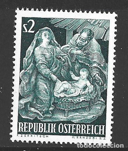 Sellos: AUSTRIA 981** - A&Ntilde;O 1963 - NAVIDAD - Foto 1