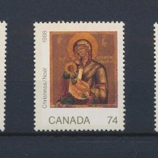 Sellos: CANADA 1988 IVERT 1072/4 *** NAVIDAD - ICONOS RELIGIOSOS. Lote 370427751