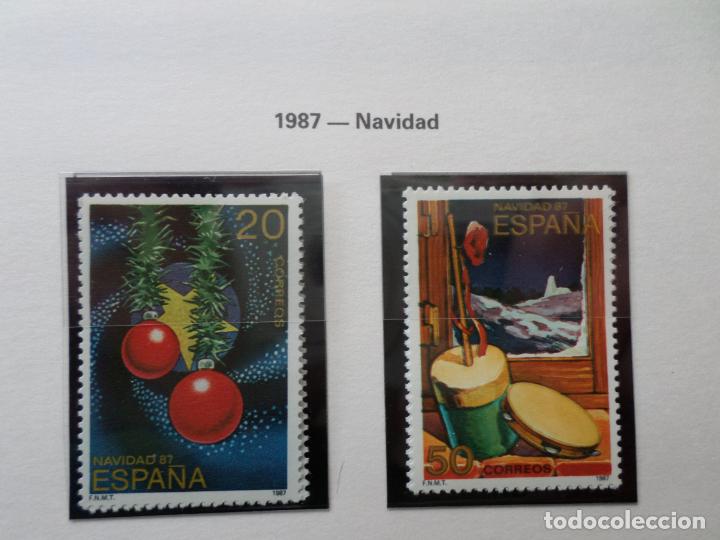 Sellos: 1987, navidad, edifil 2925/26 - Foto 1