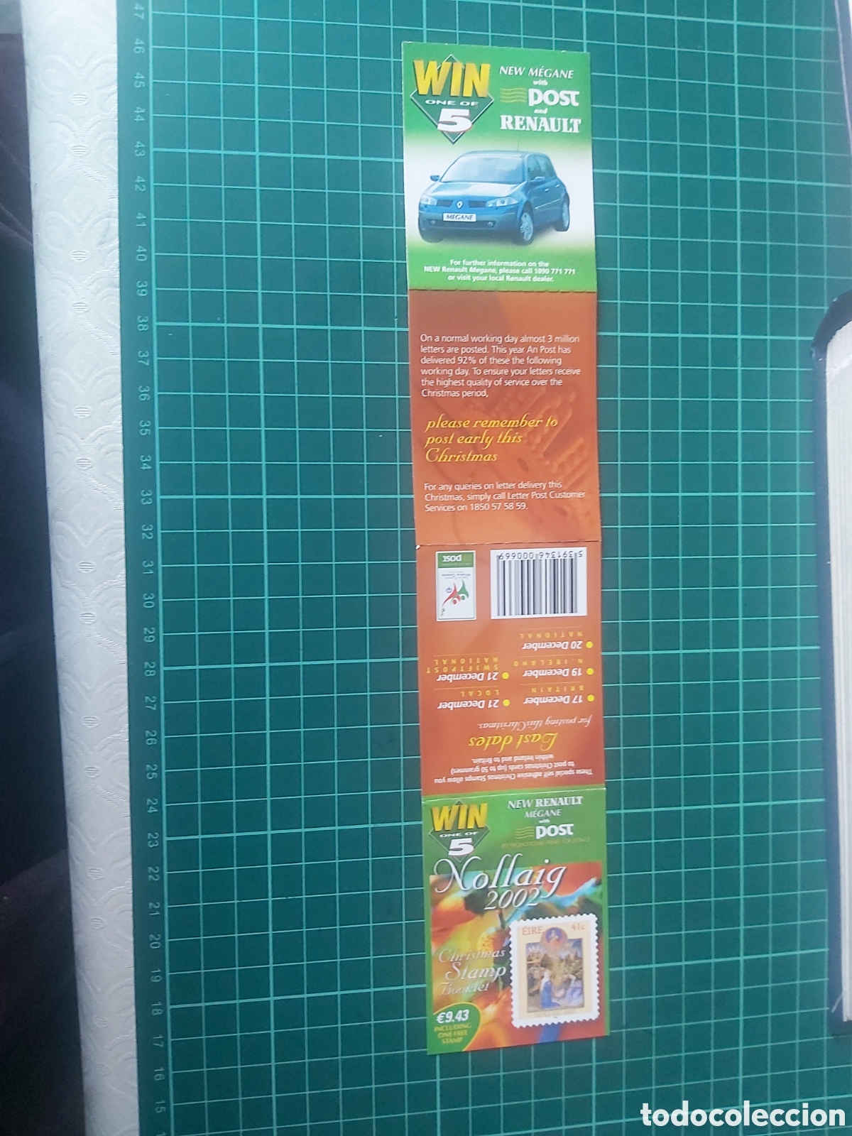 Sellos: Navidad 2002 carnets Irlanda Eire Renault Megane - Foto 2