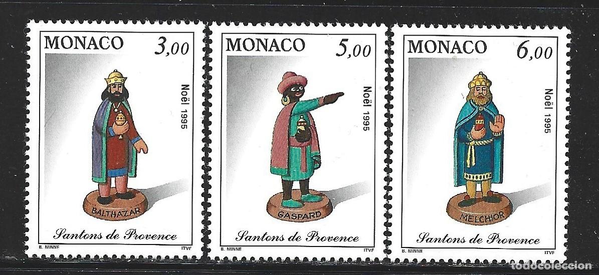 Sellos: MONACO 2011/13** - A&Ntilde;O 1995 - NAVIDAD - Foto 1