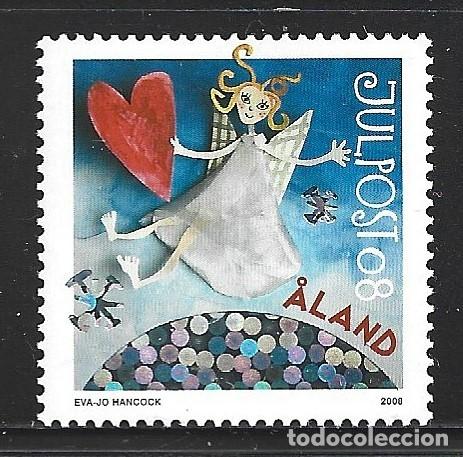 Sellos: ALAND 303** - A&Ntilde;O 2008 - NAVIDAD - Foto 1