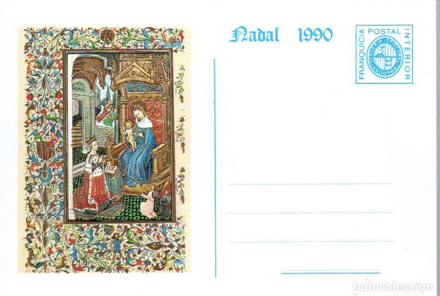 Sellos: Andorra, Navidad 1990, De un Libro de Horas - Foto 1