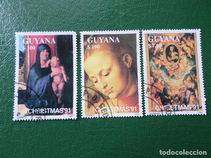Sellos: :guyana, 1991, navidad - Foto 1