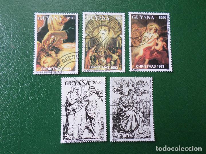 Sellos: :guyana, 1993, navidad - Foto 1