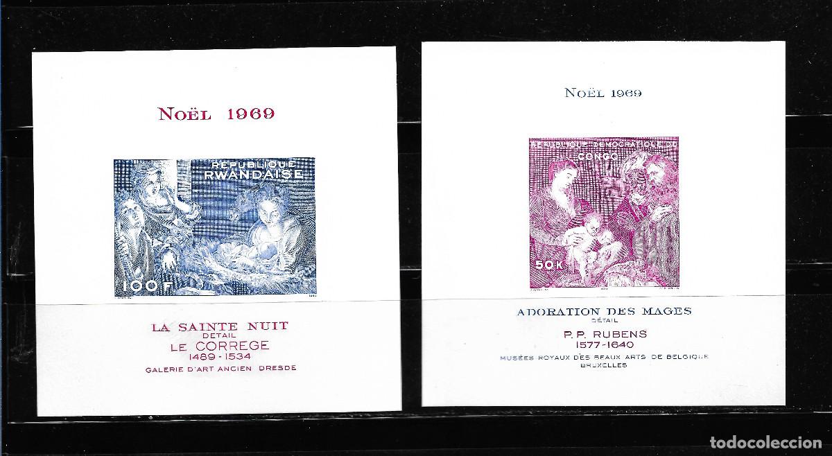 Sellos: RUANDA 1969, NAVIDAD SIN DENTAR. MNH. - Foto 1