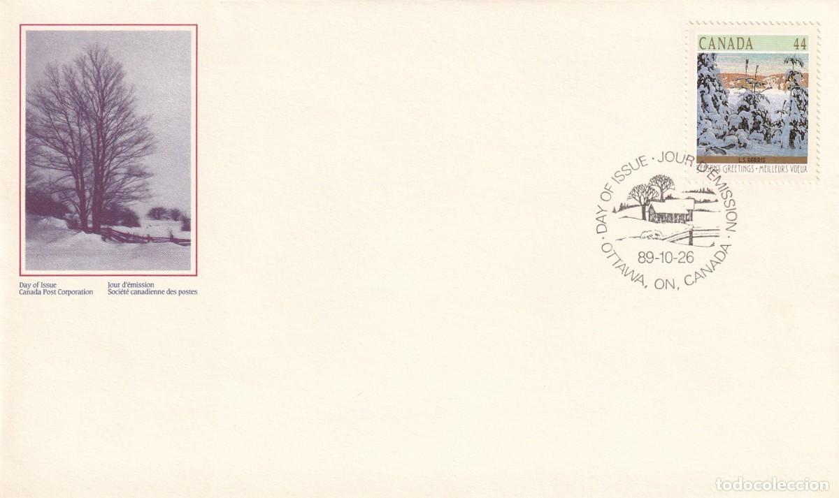 Sellos: FDC Canad&aacute; 1989 - Navidad - Foto 1
