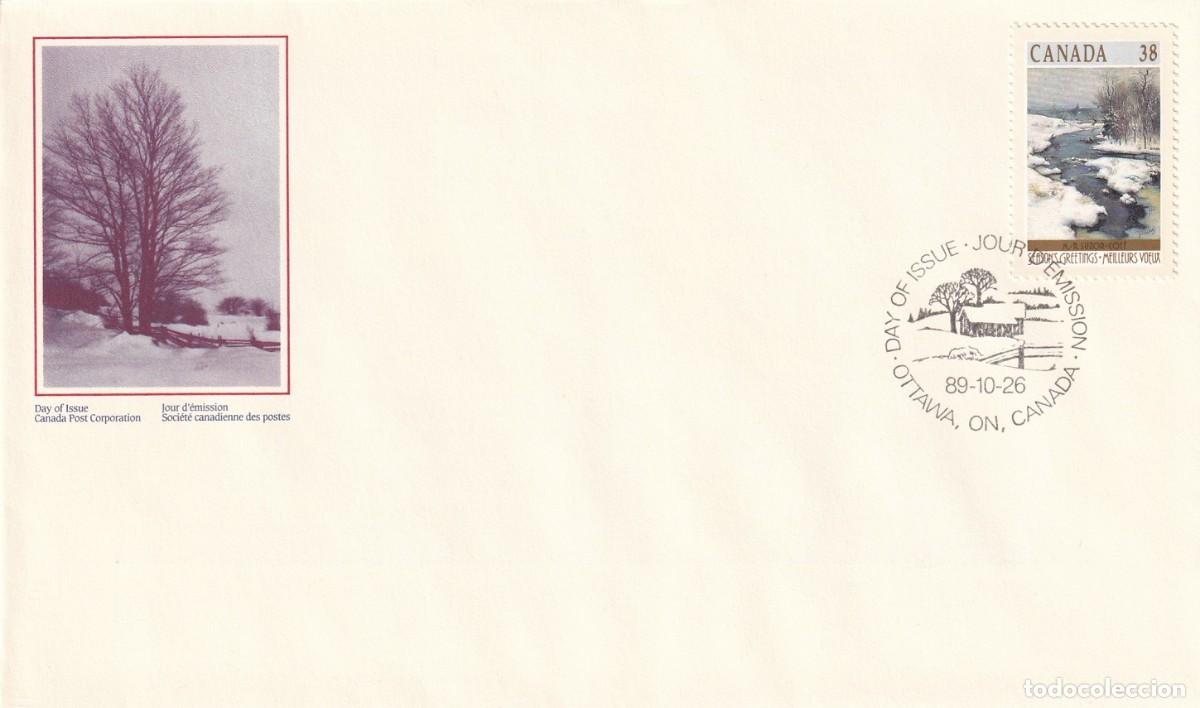 Sellos: FDC Canad&aacute; 1989 - Navidad - Foto 1