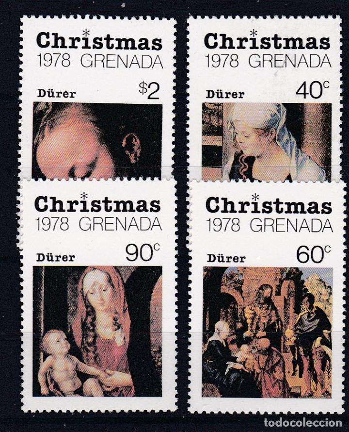 Sellos: GRENADA NAVIDAD DE 1978 SERIE Y HOJA BLOQUE - Foto 1