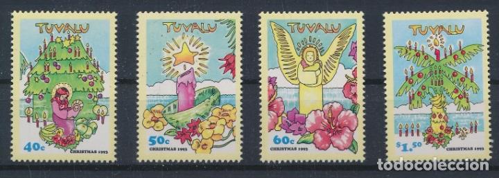 Sellos: Tuvalu 1993 Ivert 641/4 *** Navidad - Foto 1