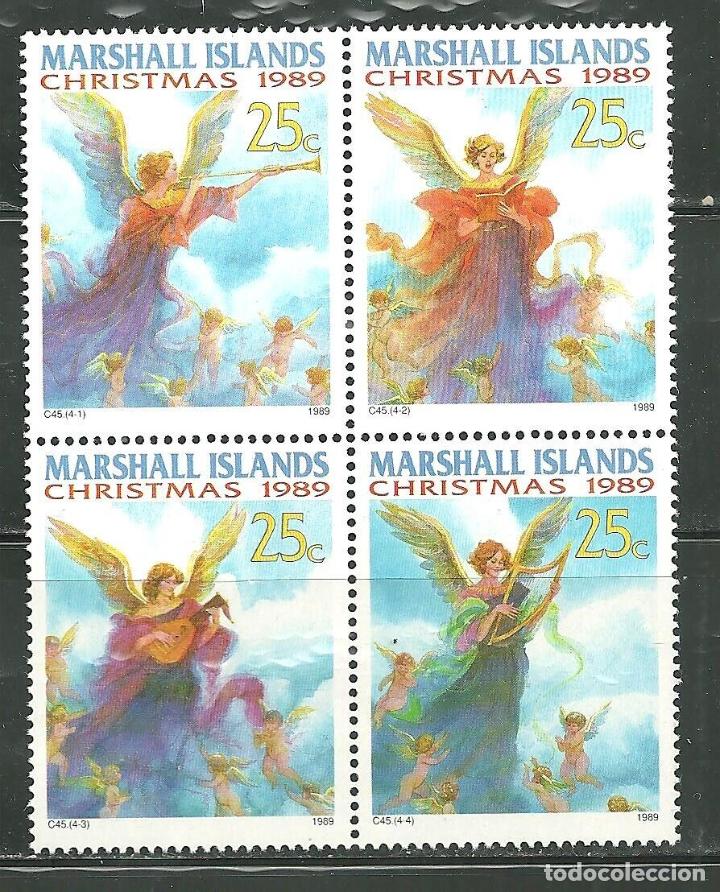 Sellos: Marshall 1989 Ivert 245/8 *** Navidad - Foto 1