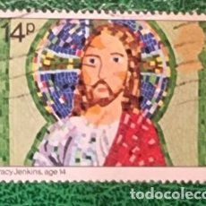 Sellos: SELLO USADO GRAN BRETAÑA 1981 NAVIDAD - JESUS CRISTO