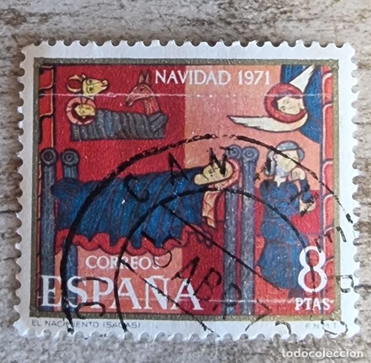 Sellos: SELLO USADO ESPA&Ntilde;A 1971 - NAVIDAD - Foto 1