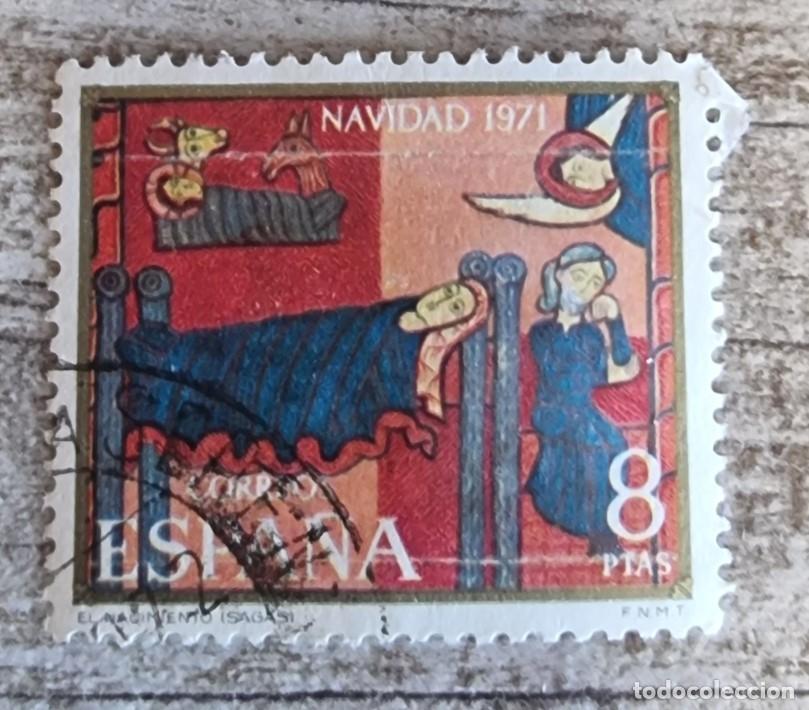 Sellos: SELLO USADO ESPA&Ntilde;A 1971 - NAVIDAD - Foto 1