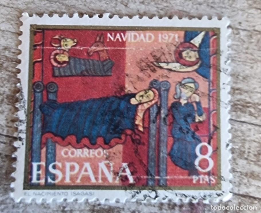 Sellos: SELLO USADO ESPA&Ntilde;A 1971 - NAVIDAD - Foto 1