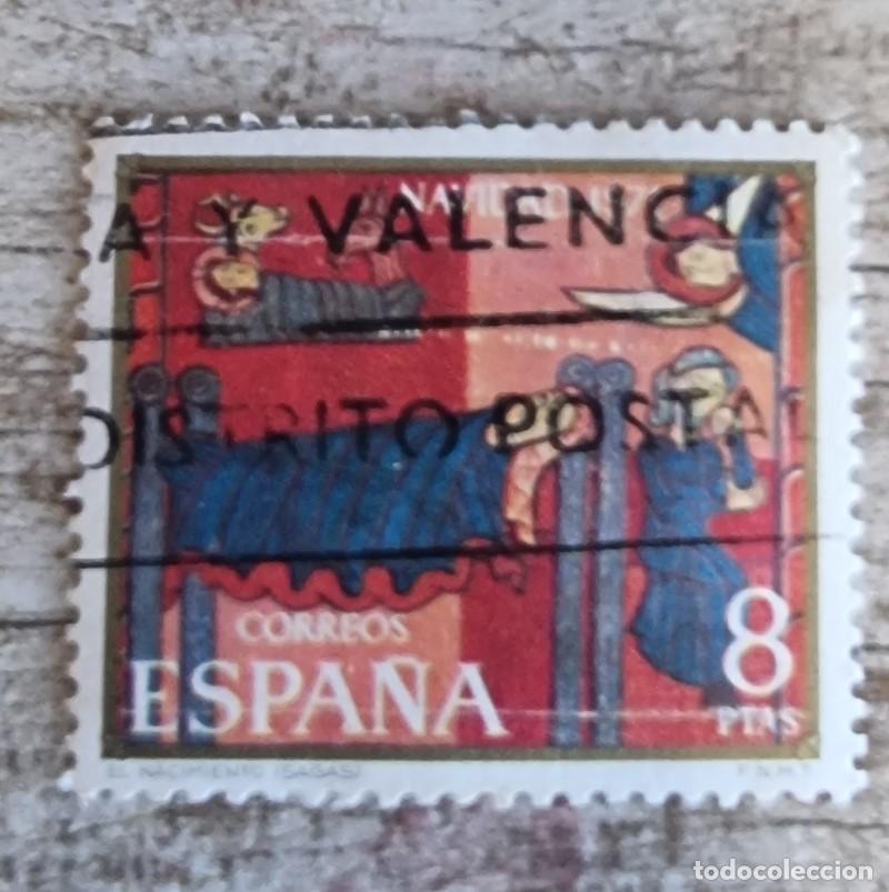 Sellos: SELLO USADO ESPA&Ntilde;A 1971 - NAVIDAD - Foto 1