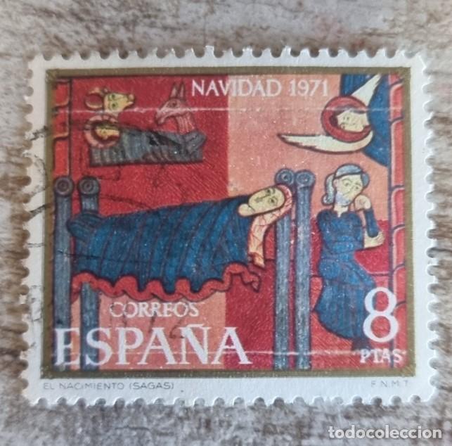 Sellos: SELLO USADO ESPA&Ntilde;A 1971 - NAVIDAD - Foto 1