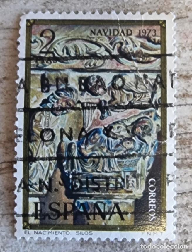 Sellos: SELLO USADO ESPA&Ntilde;A 1973 - NAVIDAD - Foto 1