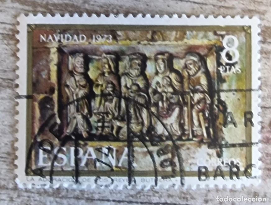 Sellos: SELLO USADO ESPA&Ntilde;A 1973 - NAVIDAD - Foto 1