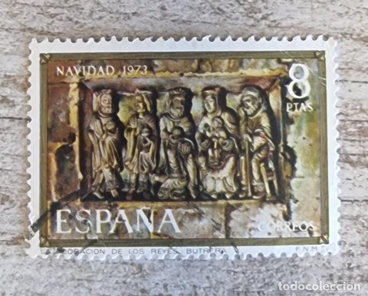 Sellos: SELLO USADO ESPA&Ntilde;A 1973 - NAVIDAD - Foto 1