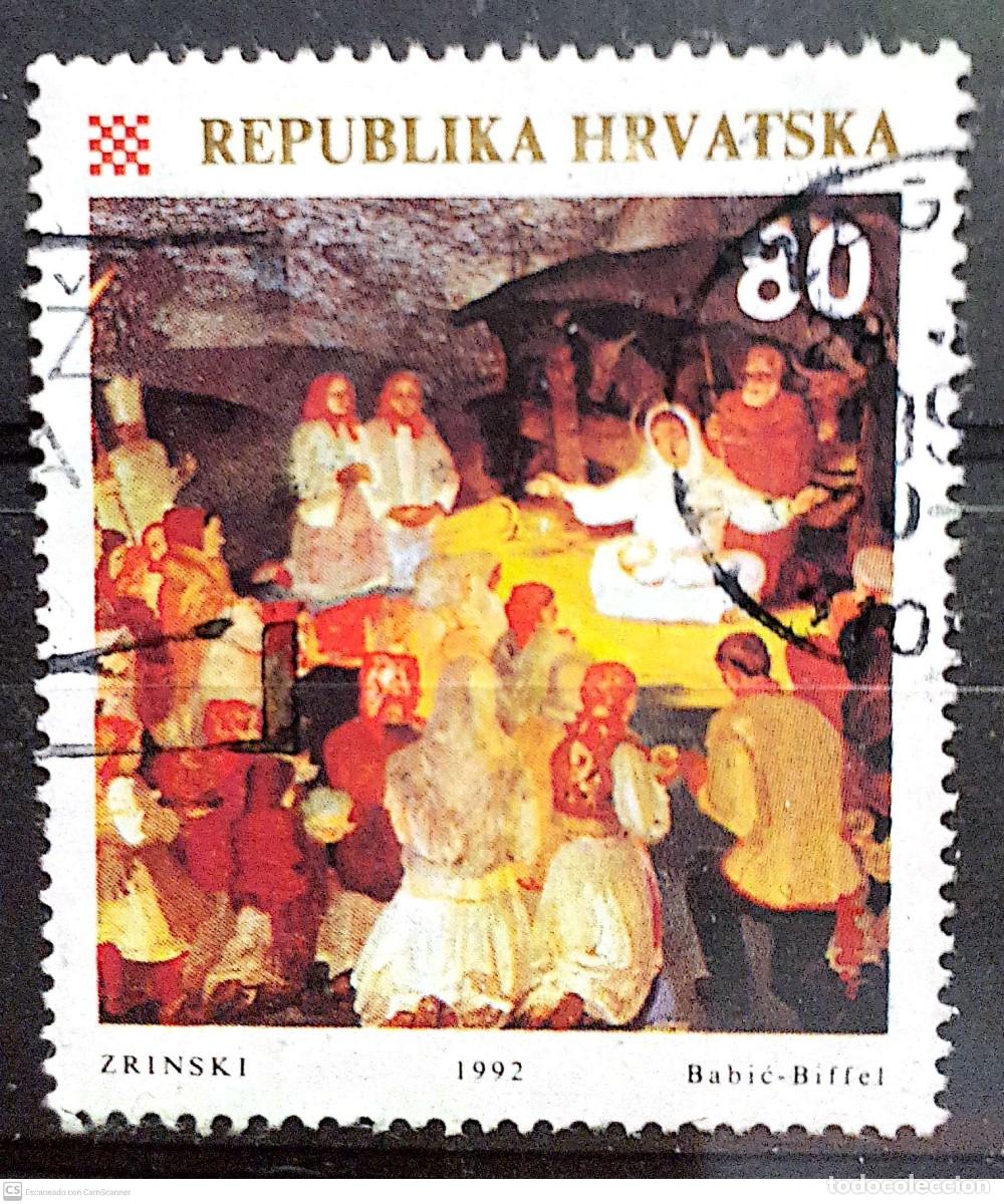 Sellos: CROACIA n&ordm; 178&ordm; Navidad 1992. Completa - Foto 1