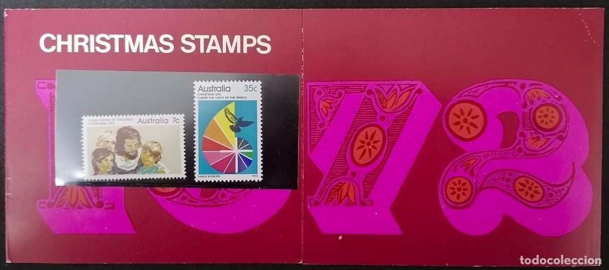 Sellos: AUSTRALIA 1972 - NAVIDAD - Foto 2