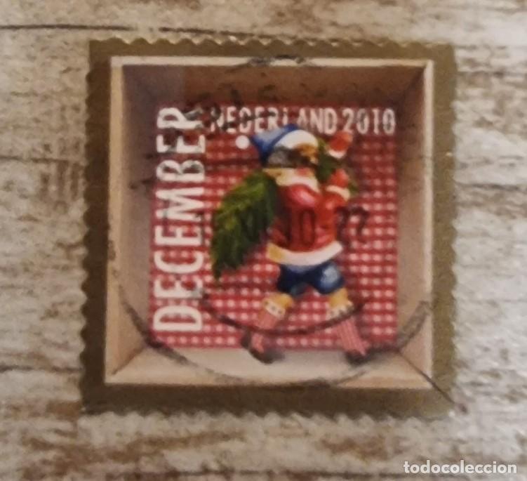 Sellos: SELLO USADO HOLANDA 2010 NAVIDAD - Foto 1