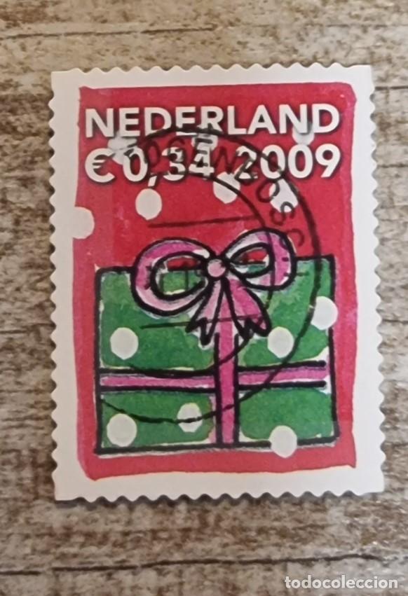 Sellos: SELLO USADO HOLANDA 2009 NAVIDAD - Foto 1
