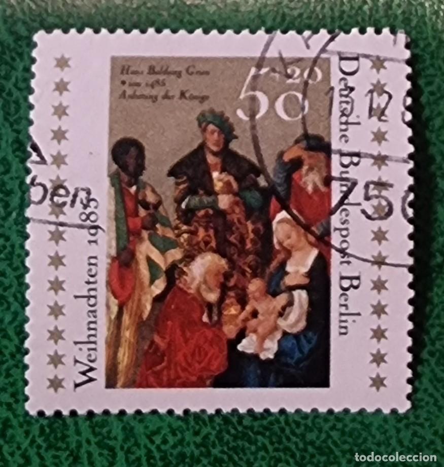 Sellos: SELLO USADO BERLIN 1985 NAVIDAD - Foto 1