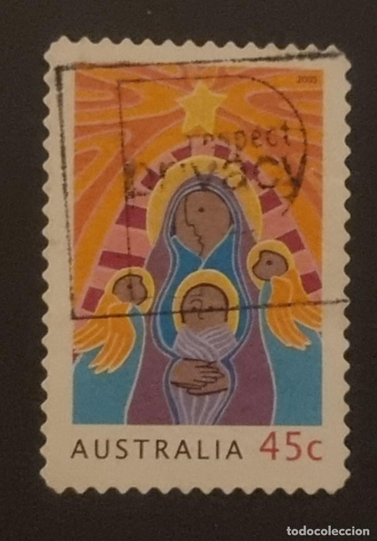 Sellos: SELLO USADO AUSTRALIA 2003 NAVIDAD - Foto 1