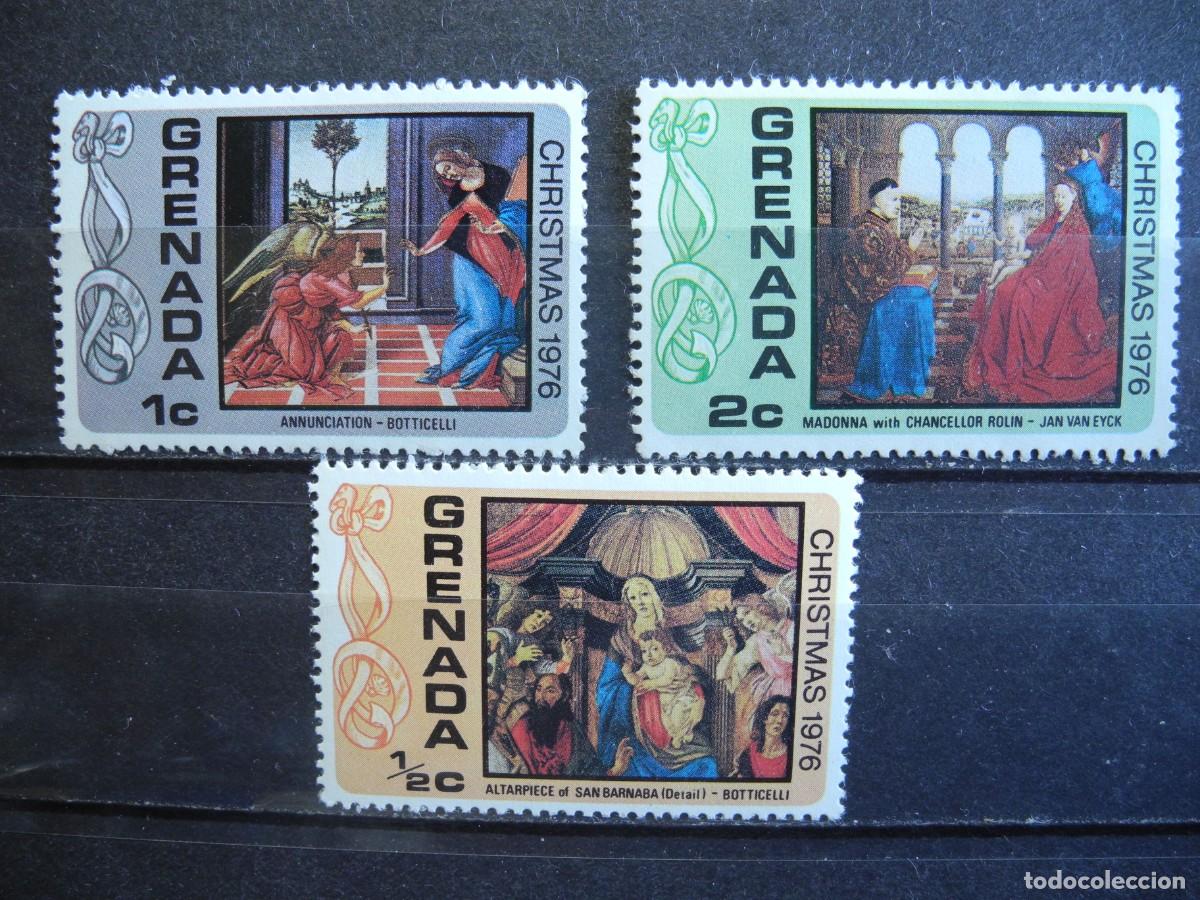 Sellos: Grenada 1976. Michel: 806/8 Navidad. MNH - Foto 1