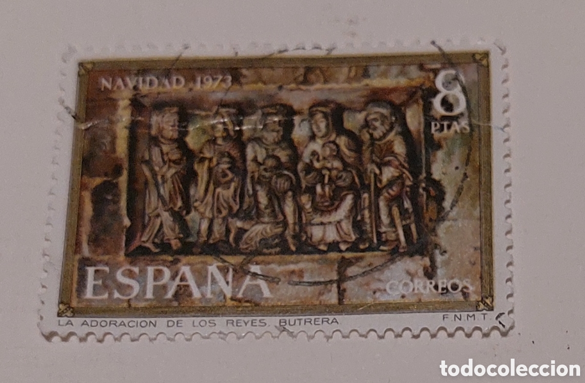 Sellos: Sello Espa&ntilde;a navidad 1983 usado - Foto 1